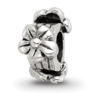 Sterling Silver Reflections Kids Flowers Bead