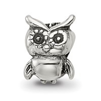 Sterling Silver Reflections Kids Owl Bead view 3