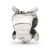 Sterling Silver Reflections Kids Owl Bead view 5