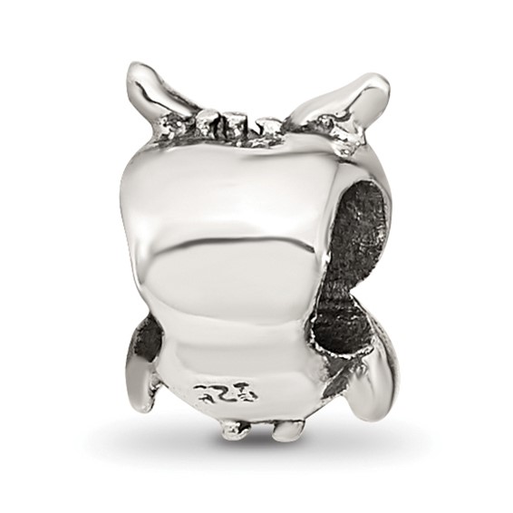 Sterling Silver Reflections Kids Owl Bead