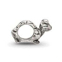 Sterling Silver Reflections Kids Turtle Bead view 2