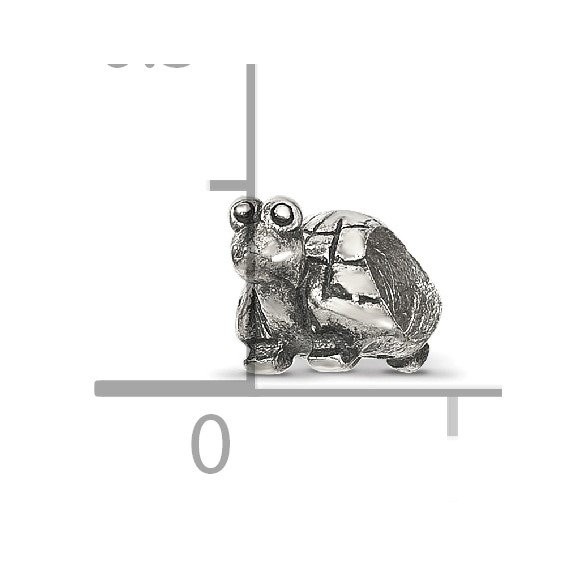 Sterling Silver Reflections Kids Turtle Bead