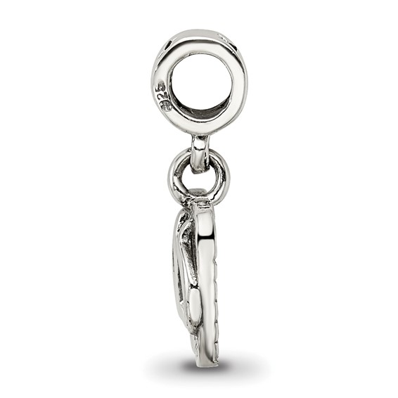 Kids Collection Sterling Silver Flip Flops Dangle Reflections Bead