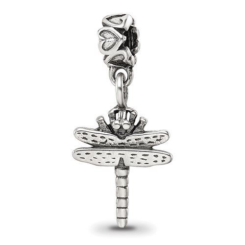 Sterling Silver Reflections Kids Dragonfly Dangle Bead