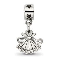 Kids Collection Sterling Silver Fan Dangle Reflections Bead view 5