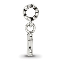 Kids Collection Sterling Silver Dog Bone Dangle Reflections Bead view 2