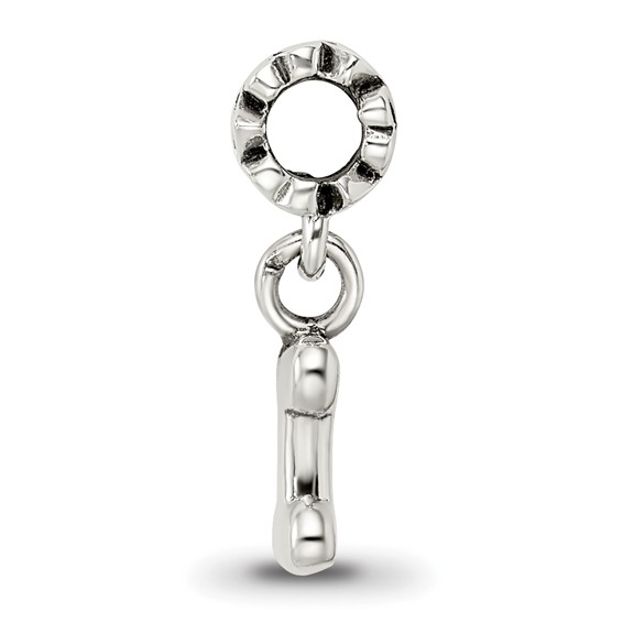 Kids Collection Sterling Silver Dog Bone Dangle Reflections Bead