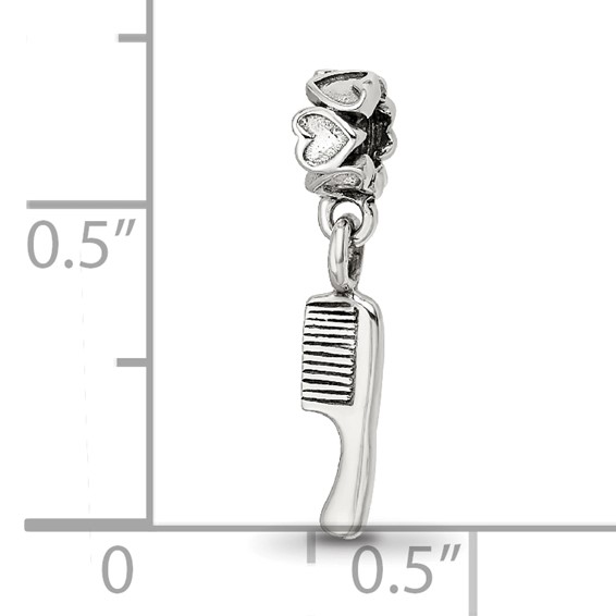 Kids Collection Sterling Silver Comb Dangle Reflections Bead