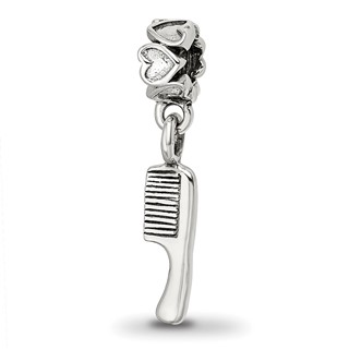 Kids Collection Sterling Silver Comb Dangle Reflections Bead