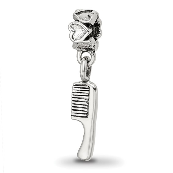 Kids Collection Sterling Silver Comb Dangle Reflections Bead