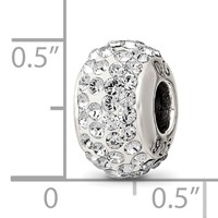 Sterling Silver Reflections April Full Preciosa Crystal Bead view 4
