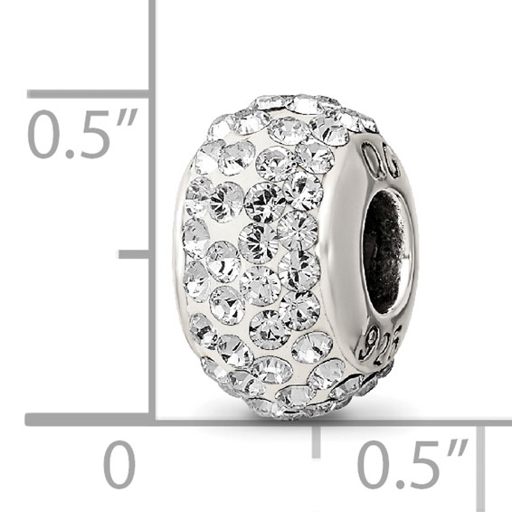 Sterling Silver Reflections April Full Preciosa Crystal Bead