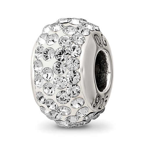 Sterling Silver Reflections April Full Preciosa Crystal Bead