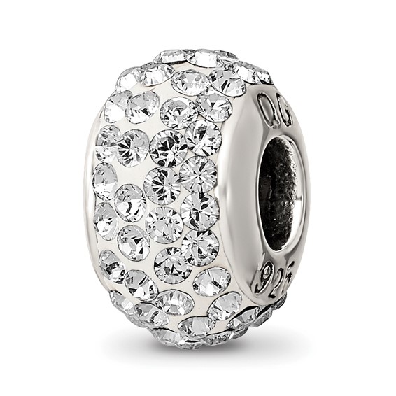 Sterling Silver Reflections April Full Preciosa Crystal Bead