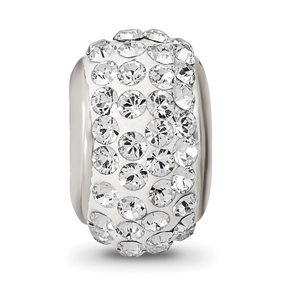 Sterling Silver Reflections April Full Preciosa Crystal Bead