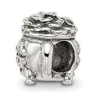Sterling Silver Reflections Pot-of-Gold Bead view 2