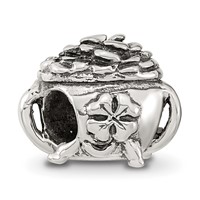 Sterling Silver Reflections Pot-of-Gold Bead view 3