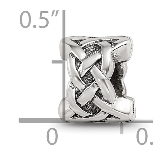 Sterling Silver Reflections Celtic Bead