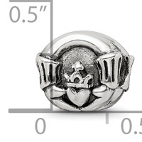 Sterling Silver Reflections Claddagh Bead view 5