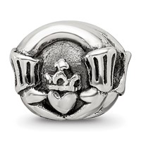 Sterling Silver Reflections Claddagh Bead view 1