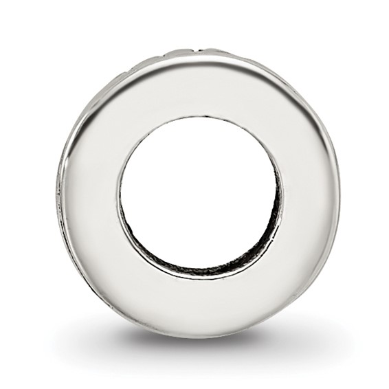 Sterling Silver Reflections Notched Spacer Bead