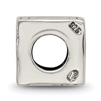 Sterling Silver Reflections Celtic Block Bead view 2