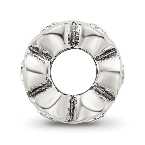 Sterling Silver Reflections April Preciosa Crystal Birthstone Bead