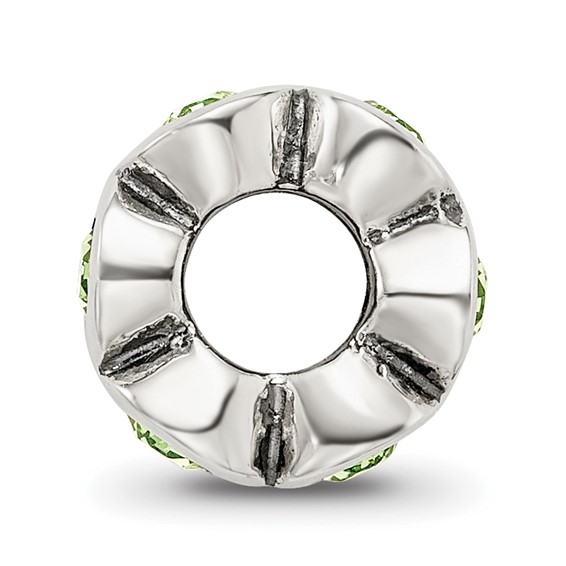 Sterling Silver Reflections August Preciosa Crystal Birthstone Bead