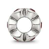 Sterling Silver Reflections July Preciosa Crystal Birthstone Bead view 2