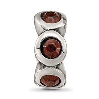 Sterling Silver Reflections June Preciosa Crystal Birthstone Bead view 3