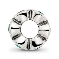 Sterling Silver Reflections May Preciosa Crystal Birthstone Bead view 2