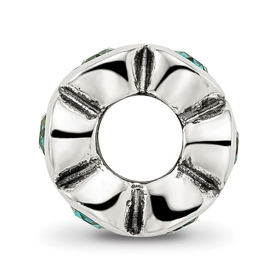 Sterling Silver Reflections May Preciosa Crystal Birthstone Bead