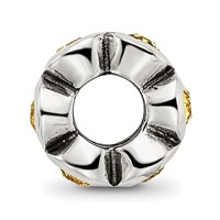 Sterling Silver Reflections Nov Preciosa Crystal Birthstone Bead view 2