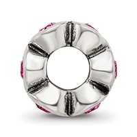 Sterling Silver Reflections October Preciosa Crystal Birthstone Bead view 2
