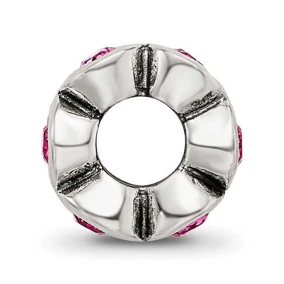 Sterling Silver Reflections October Preciosa Crystal Birthstone Bead
