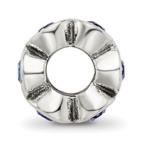 Sterling Silver Reflections Sept Preciosa Crystal Birthstone Bead view 2