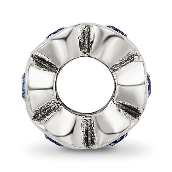 Sterling Silver Reflections Sept Preciosa Crystal Birthstone Bead