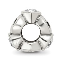 Sterling Silver Reflections April Preciosa Crystal Birthstone Bead view 2
