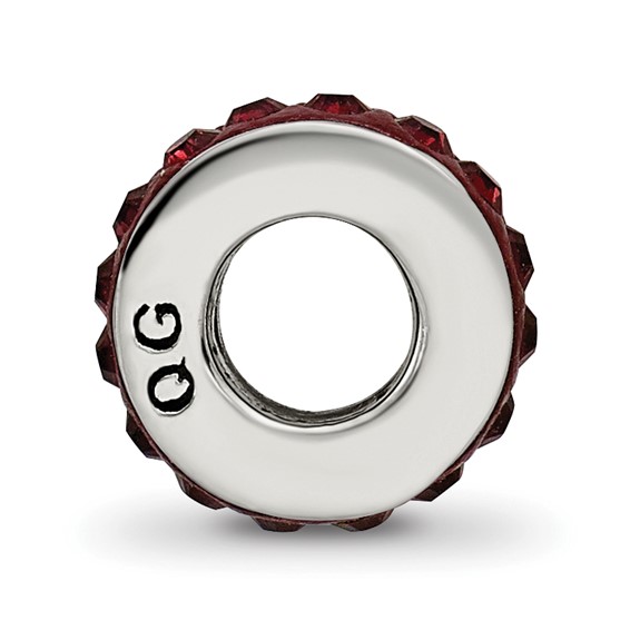 Sterling Silver Reflections June Single Row Preciosa Crystal Bead