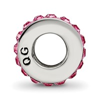 Sterling Silver Reflections Oct Single Row Preciosa Crystal Bead view 2