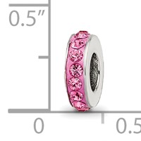 Sterling Silver Reflections Oct Single Row Preciosa Crystal Bead view 4
