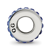 Sterling Silver Reflections Sept Single Row Preciosa Crystal Bead view 2