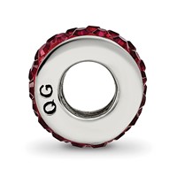 Sterling Silver Reflections Jan Double Row Preciosa Crystal Bead view 2