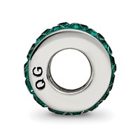 Sterling Silver Reflections May Double Row Preciosa Crystal Bead view 2