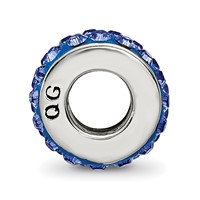 Sterling Silver Reflections Sept Double Row Preciosa Crystal Bead view 2