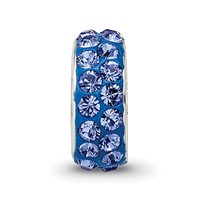 Sterling Silver Reflections Sept Double Row Preciosa Crystal Bead view 3