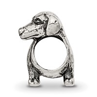 Sterling Silver Reflections Dachshound Bead view 2