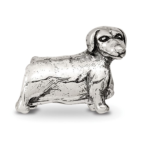 Sterling Silver Reflections Dachshound Bead
