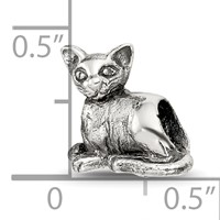 Sterling Silver Reflections Sphinx Cat Bead view 4