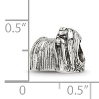 Sterling Silver Reflections Maltese Dog Bead view 4